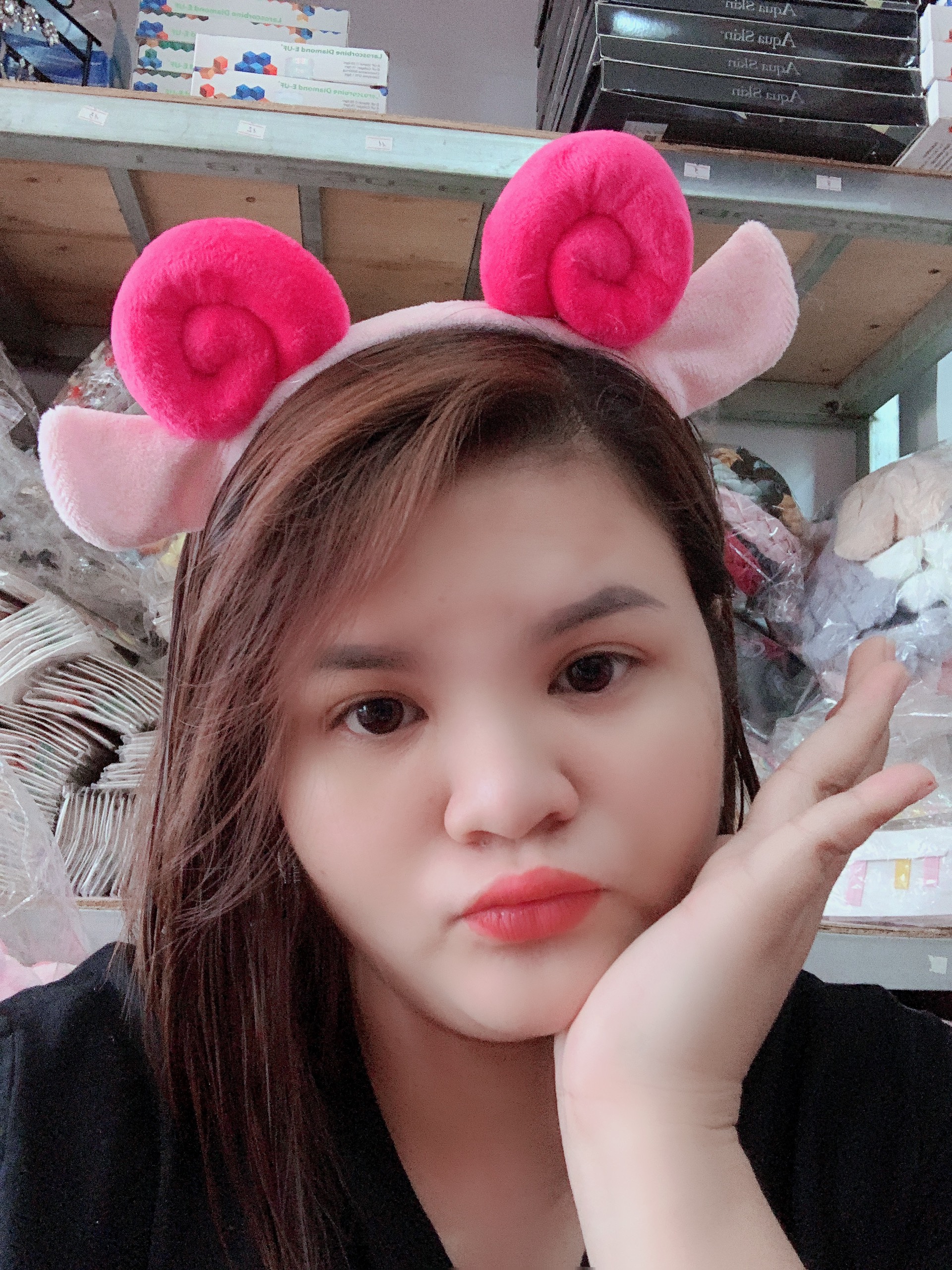 Băng Đô Cài Tóc Sừng Cừu