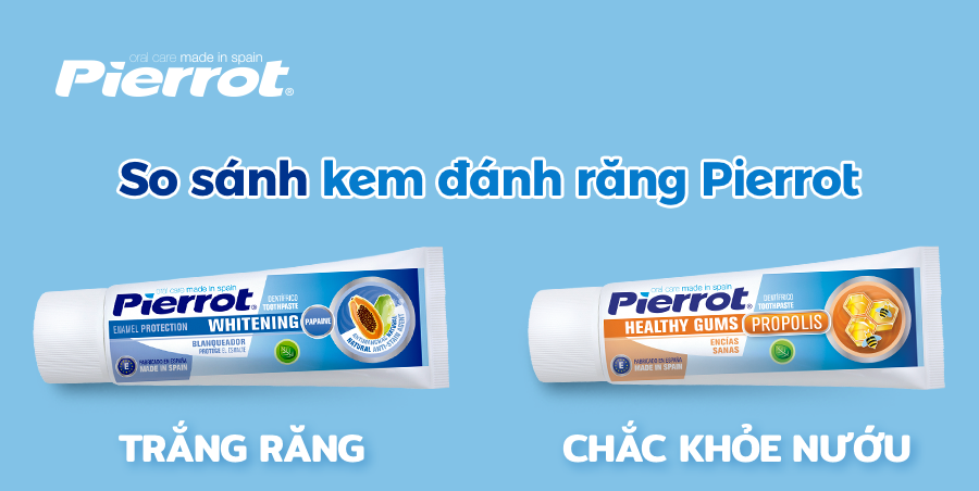 [ Mua 2 tặng 1 bàn chải pierrot ] Kem đánh răng Pierrot keo ong chắc khỏe nướu 75ML