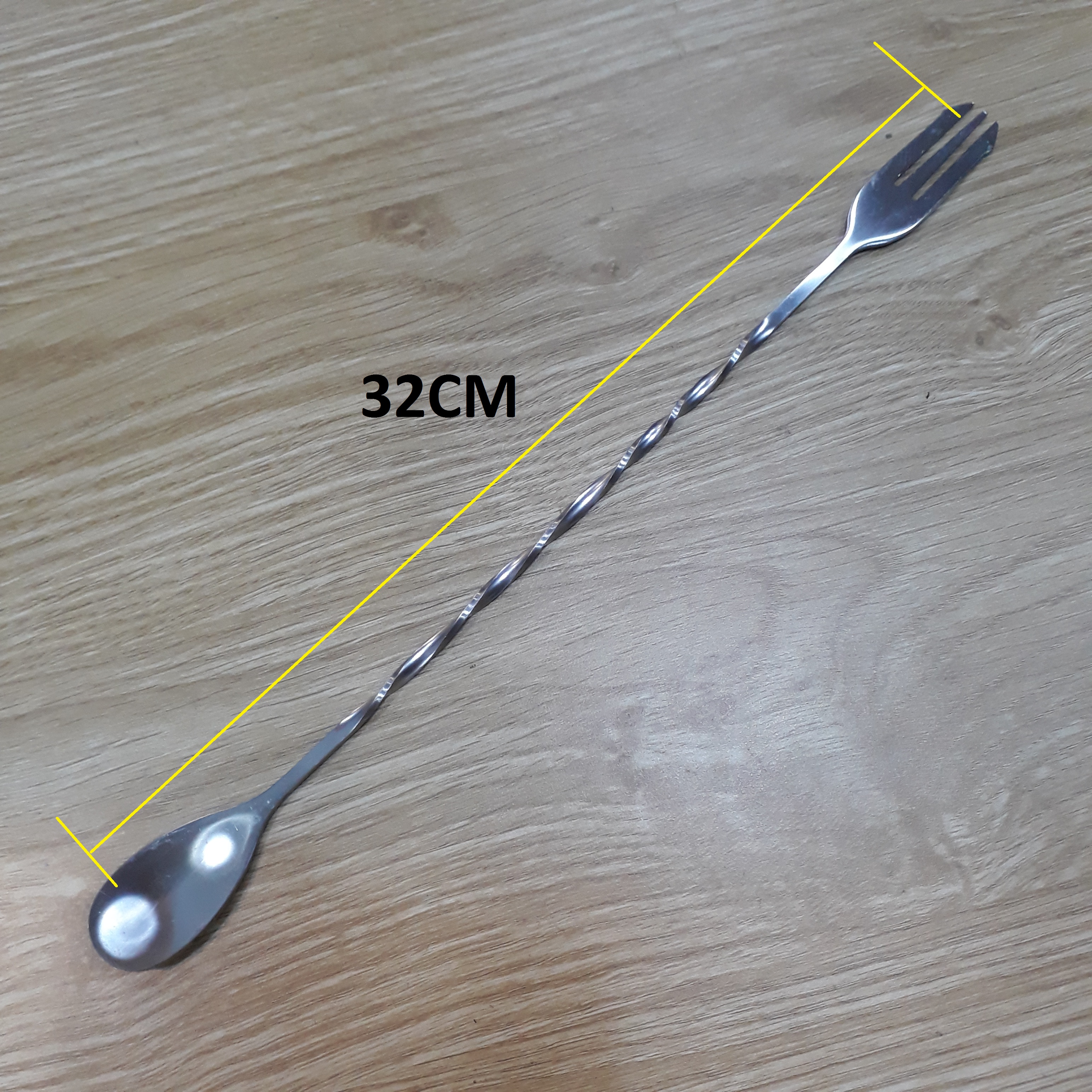 [HCM]MUỖNG KHUẤY INOX 2 ĐẦU MUỖNG BARSPOON PHA CHẾ