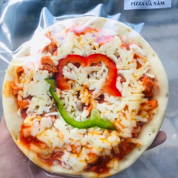 Pizza phô mai làm sẵn size mini (16cm vị bò bằm)
