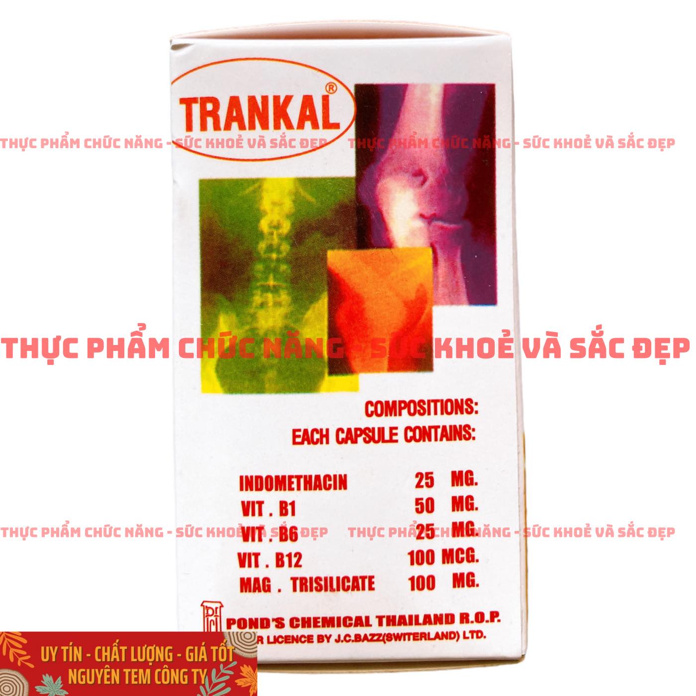 TRANKAL Thái Lan (lọ 30 viên)