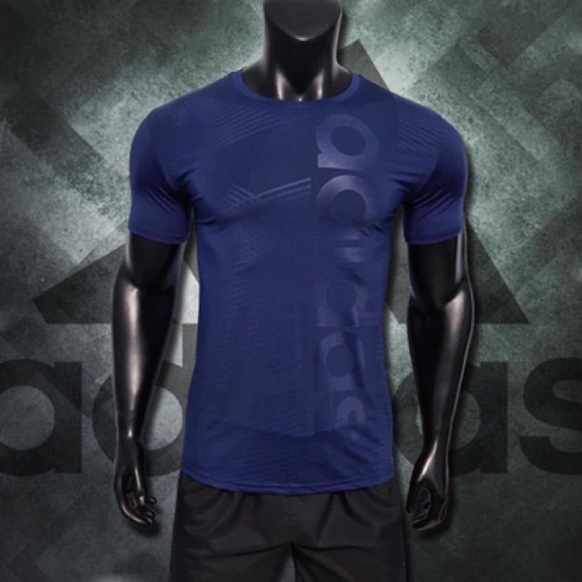 Áo thể thao nam dập vân chìm Adidas