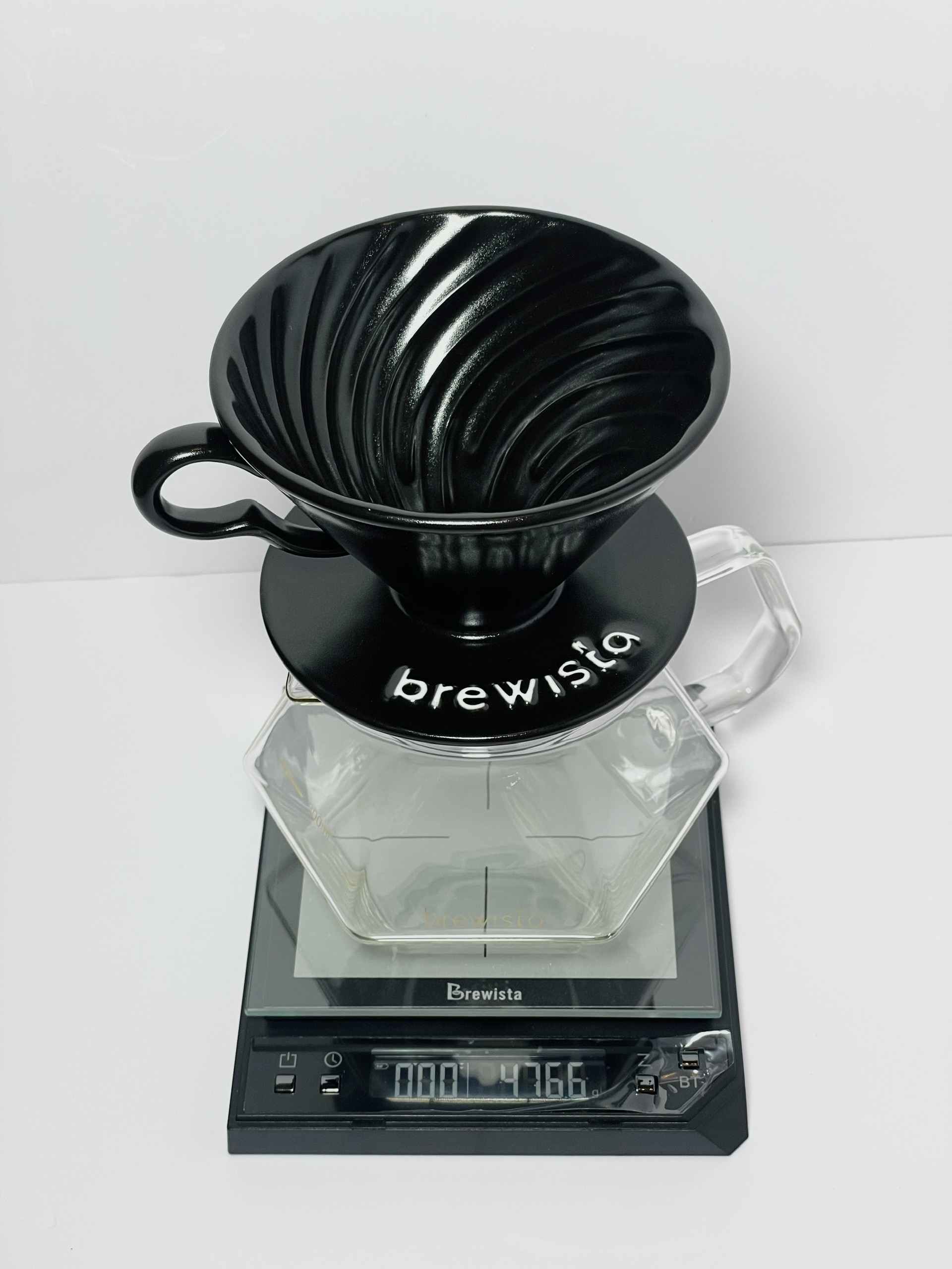 Phễu lọc cà phê V60 sứ cao cấp Brewista Dripper - Màu đen