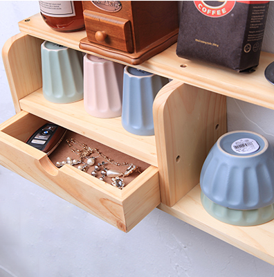 KỆ GỖ TRANG TRÍ TREO TƯỜNG - BELLE SHELF 2 RACK