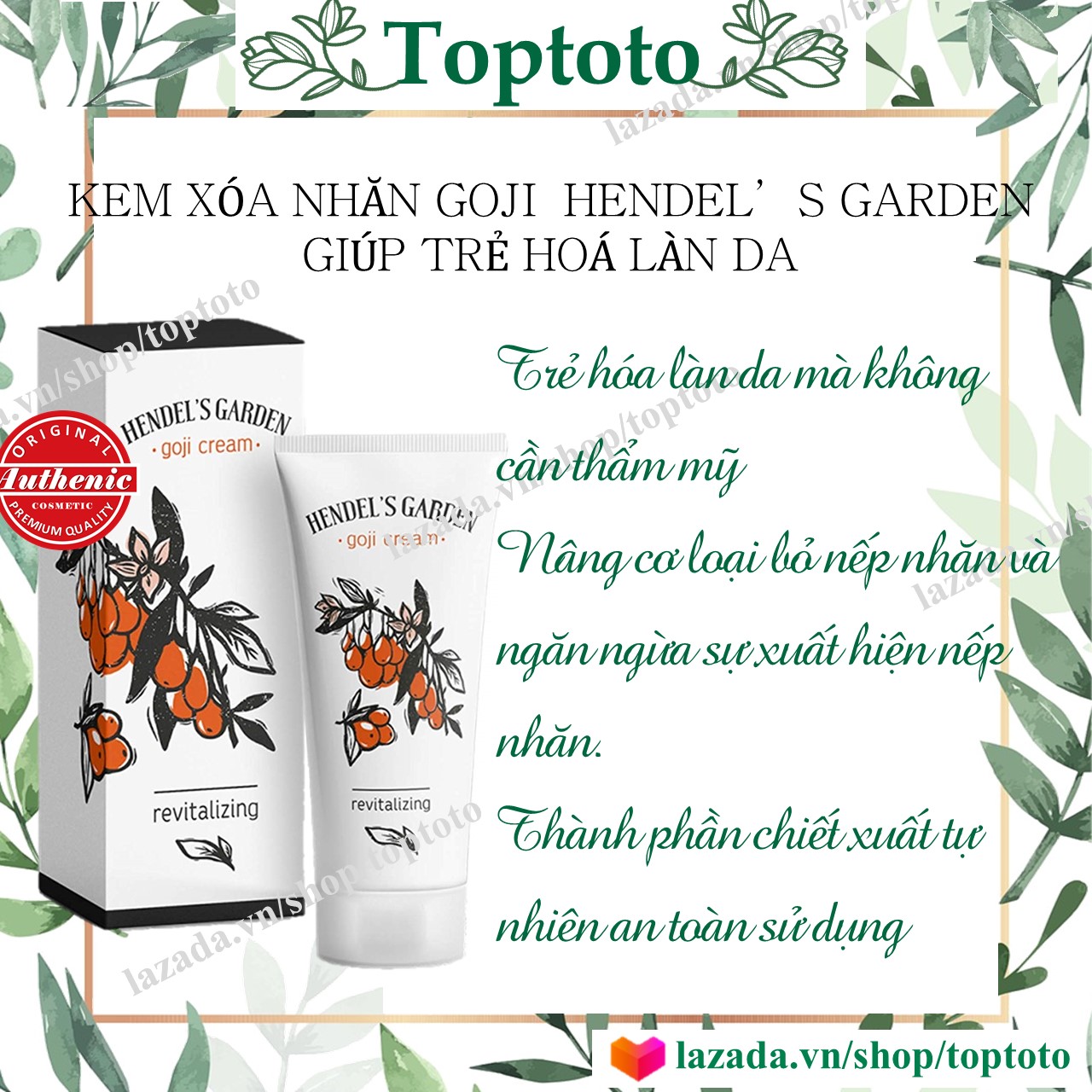 [HCM]Kem goji nâng cơ xóa nhăn trẩy sệ