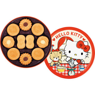 Bánh quy Bourbon Hello Kitty Nhật Bản hộp sắt 60 chiếc thumbnail