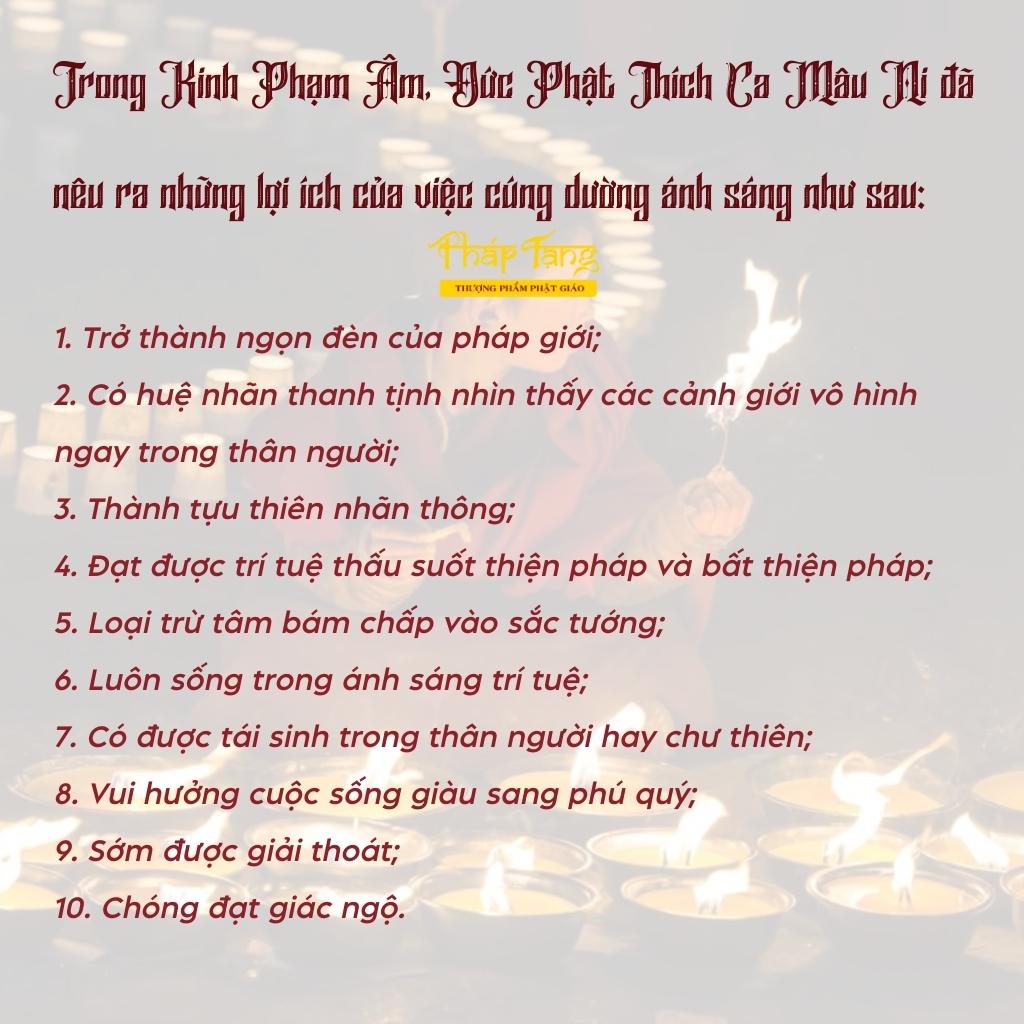 Nến, đèn bơ thực vật hộp 100 cây - Pháp Tạng