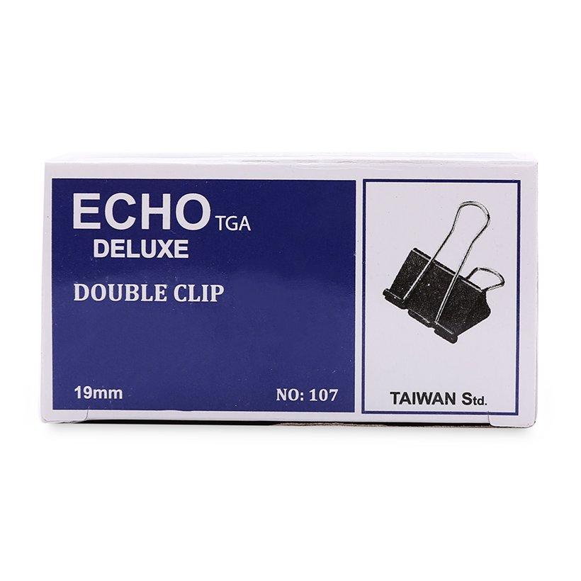 Kẹp sắt đen 19mm No.107 (10 hộp)