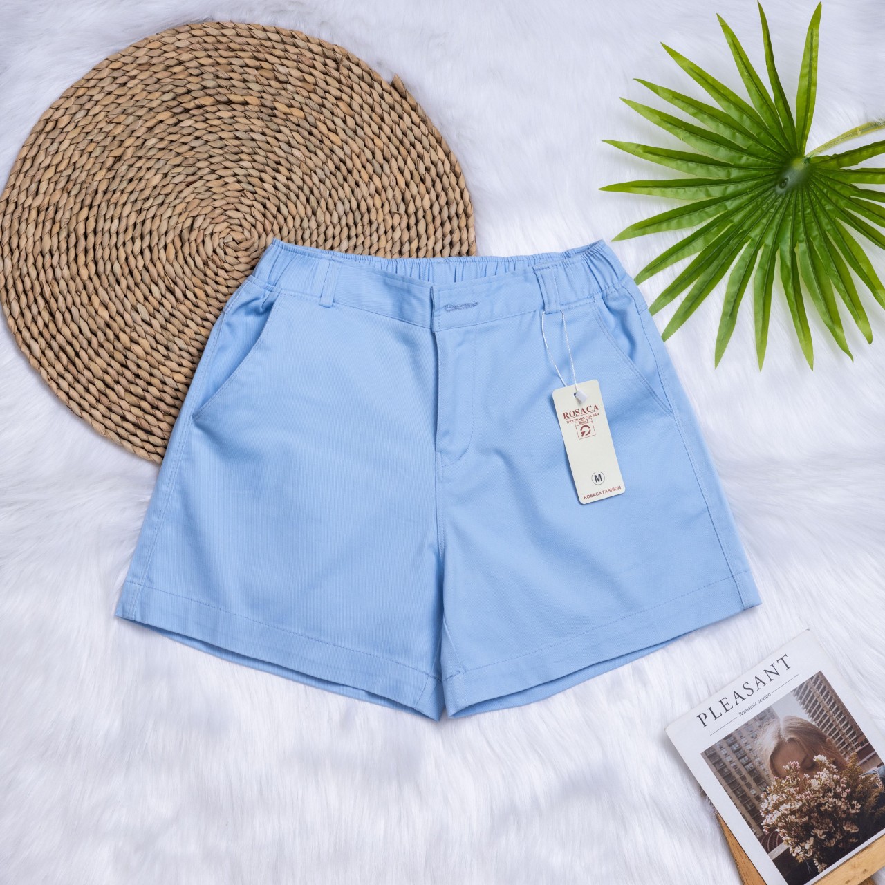QUẦN SHORT KAKI (CẠP CHUN) LƯNG THUN NỮ