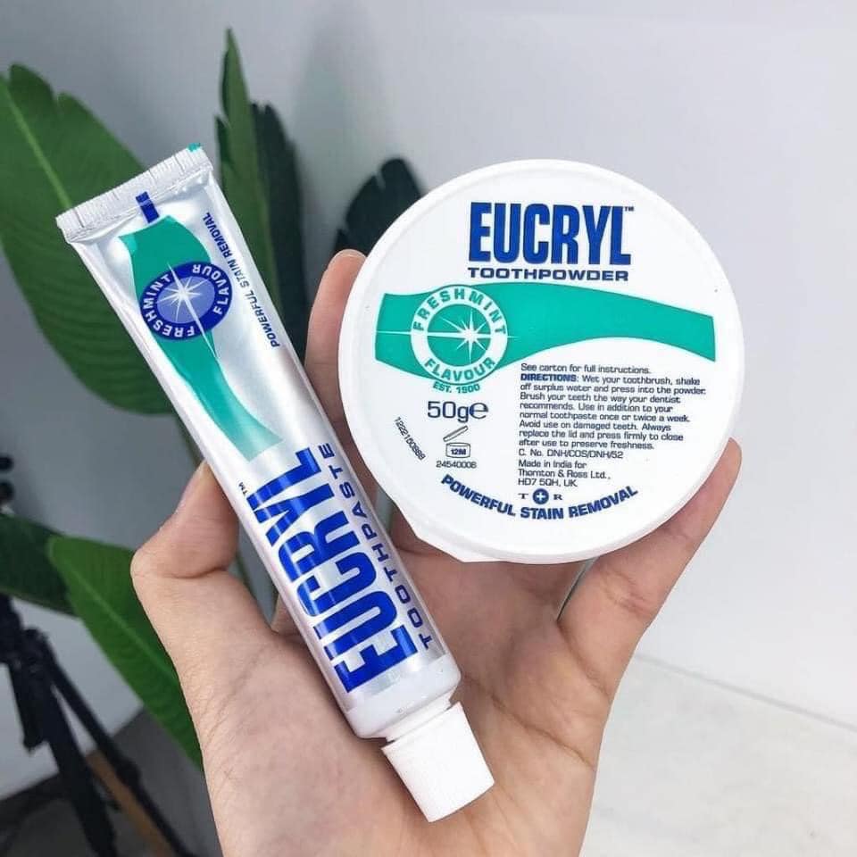 Bột Trắng Răng Eucryl Tooth Powder ANH