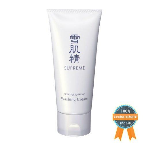 Sữa Rửa Mặt Tạo Bọt Kosé Sekkisei Supreme Washing Cream 130ml