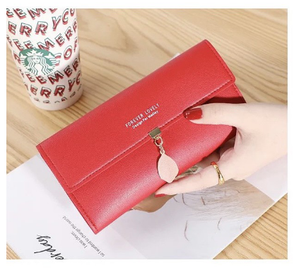 [HCM]Ví Dài Cầm Tay Dự Tiệc FOREVER YOUNG Chiếc Lá V408 Nhiều Ngăn Đựng Tiền Thẻ Cực Đẹp