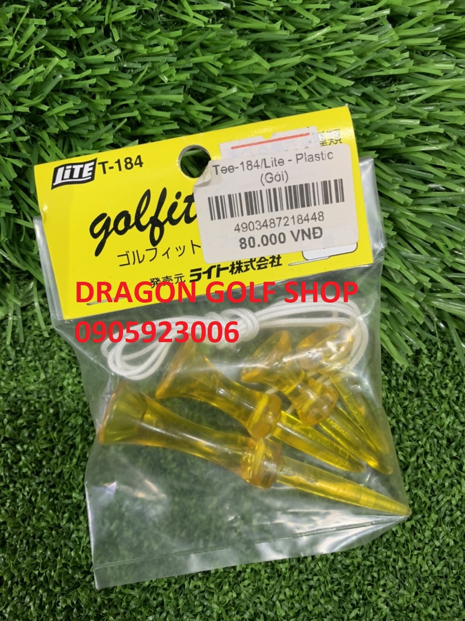 Tee golf ( Tee phát bóng gôn ) Lite Plastic T-60 , T-184 , T-160