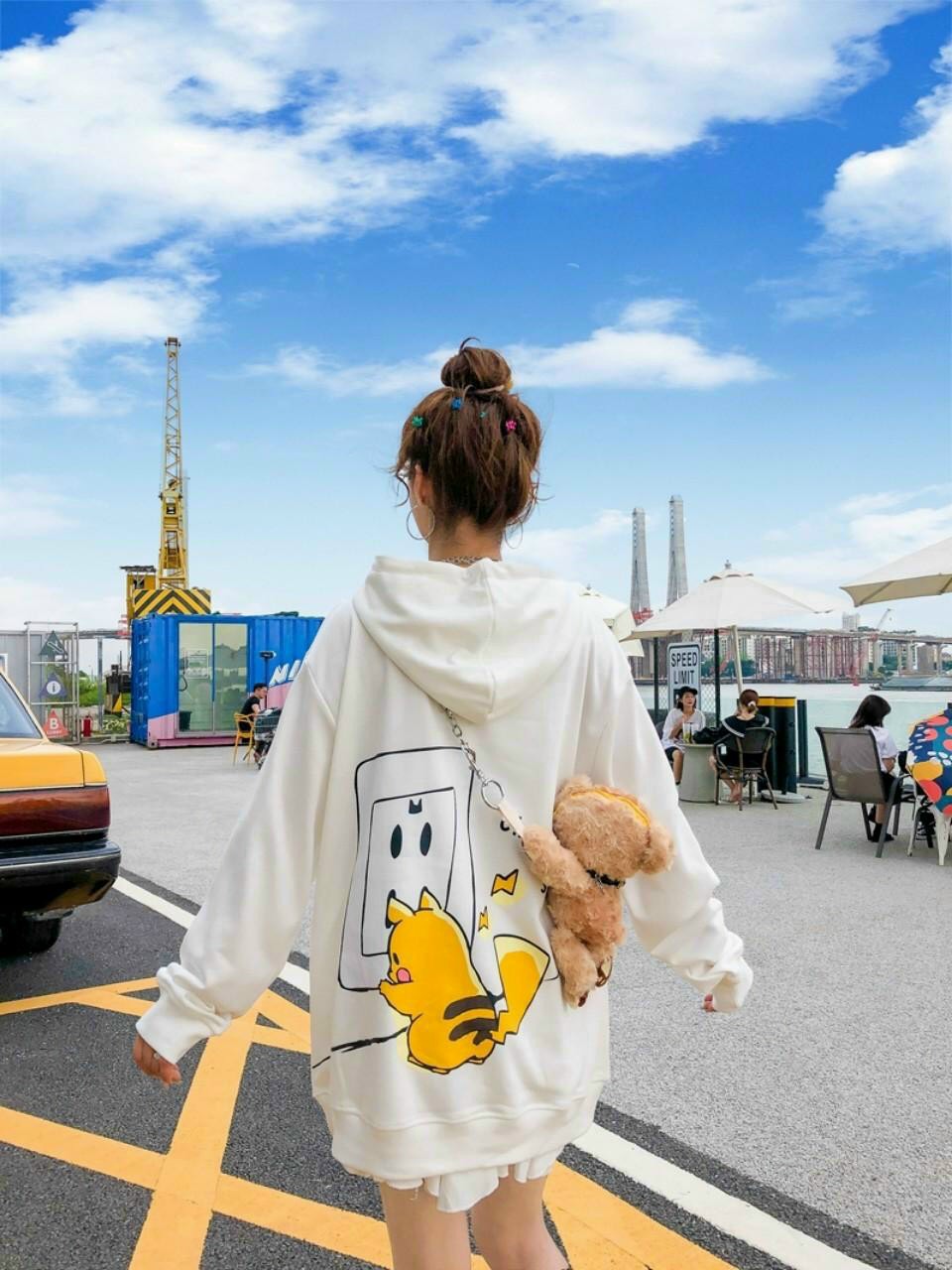 ÁO KHOÁC NỈ NỮ HIT HOT FORM RỘNG SIÊU CÁ TÍNH