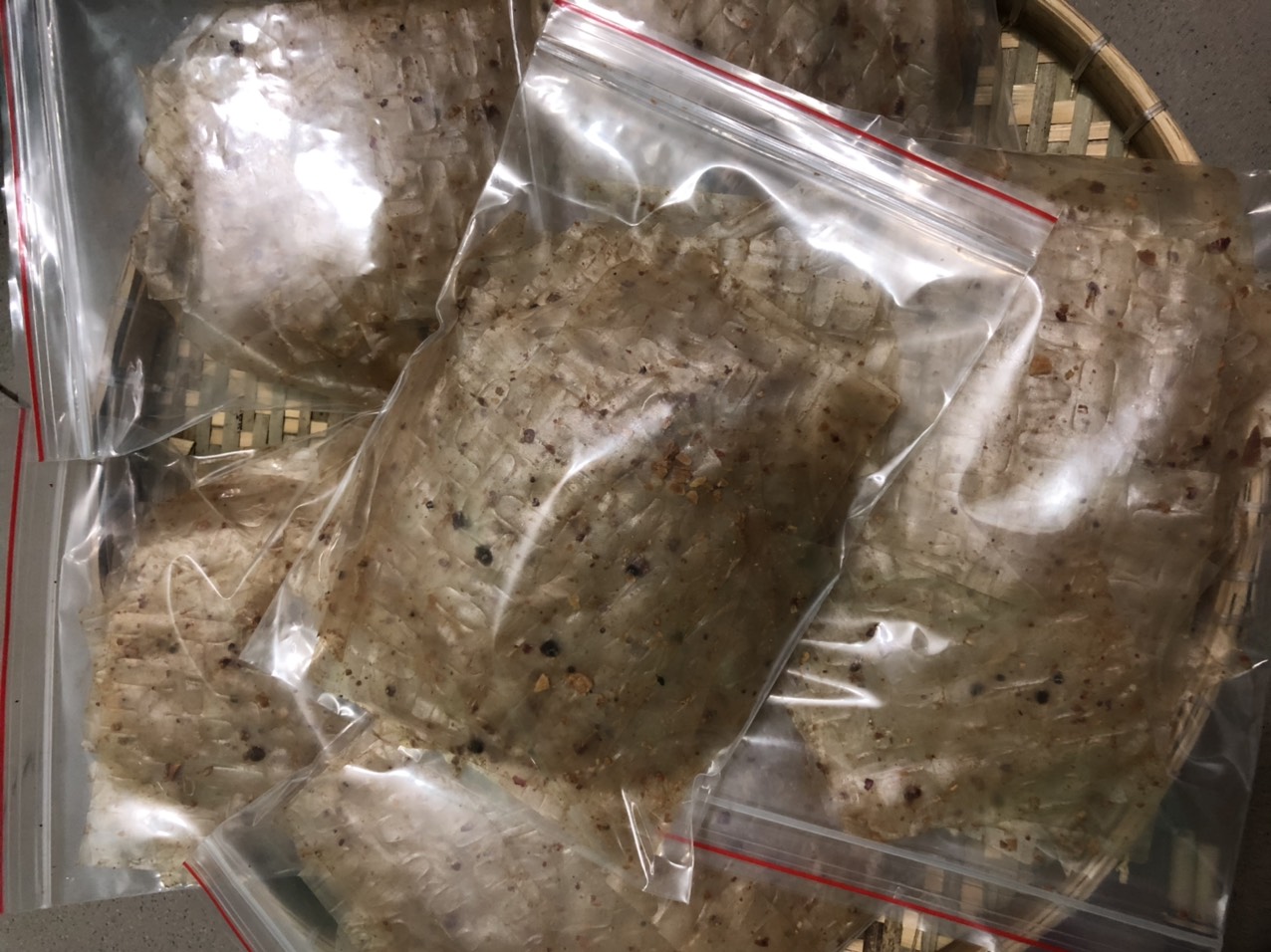 [Mua 5 Tặng 1] Bánh Tráng Xike Túi Zip 100gr