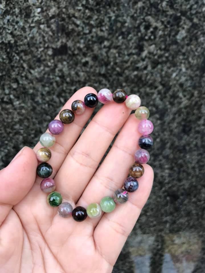 VÒNG TAY ĐÁ Tourmaline 7-8LY