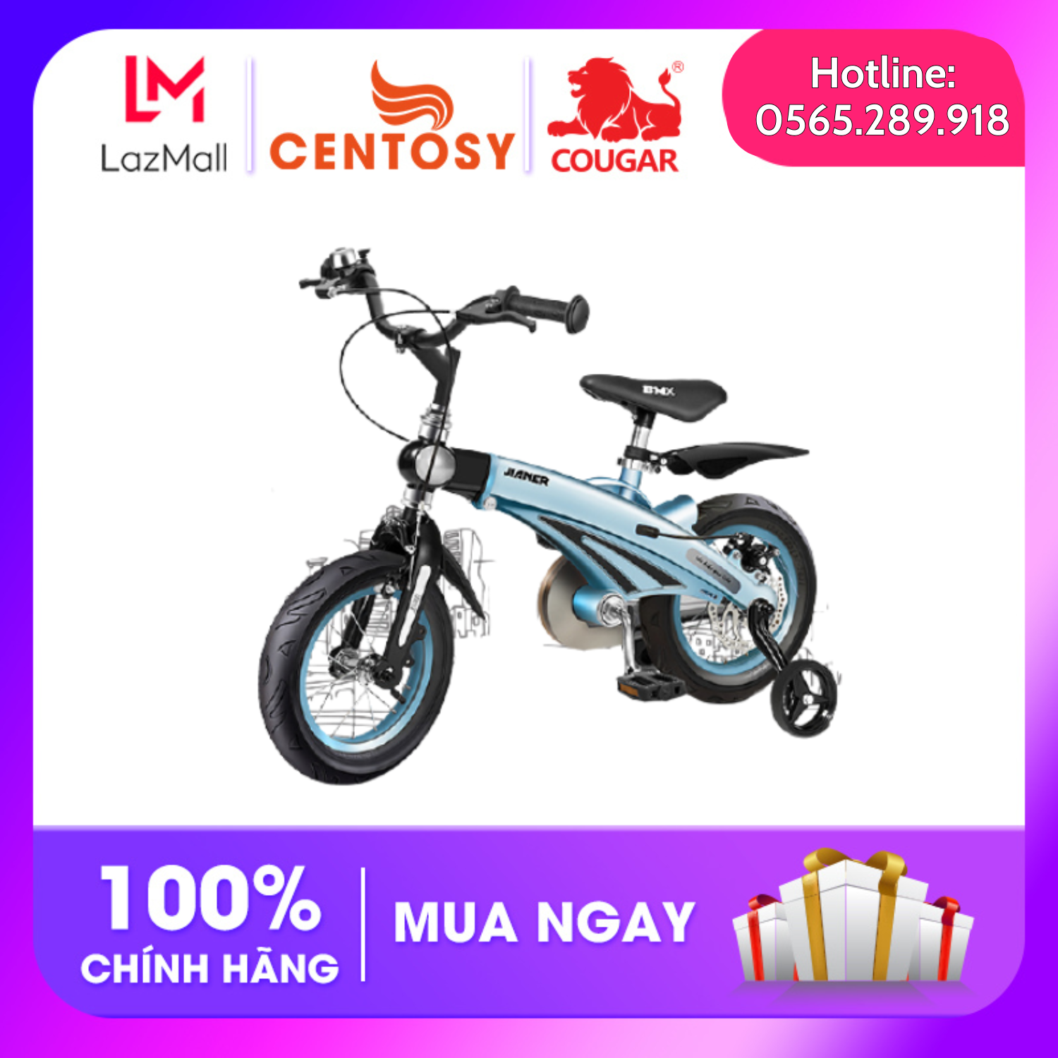 Xe Đạp Jianner-S1 (4 màu)- 12inch