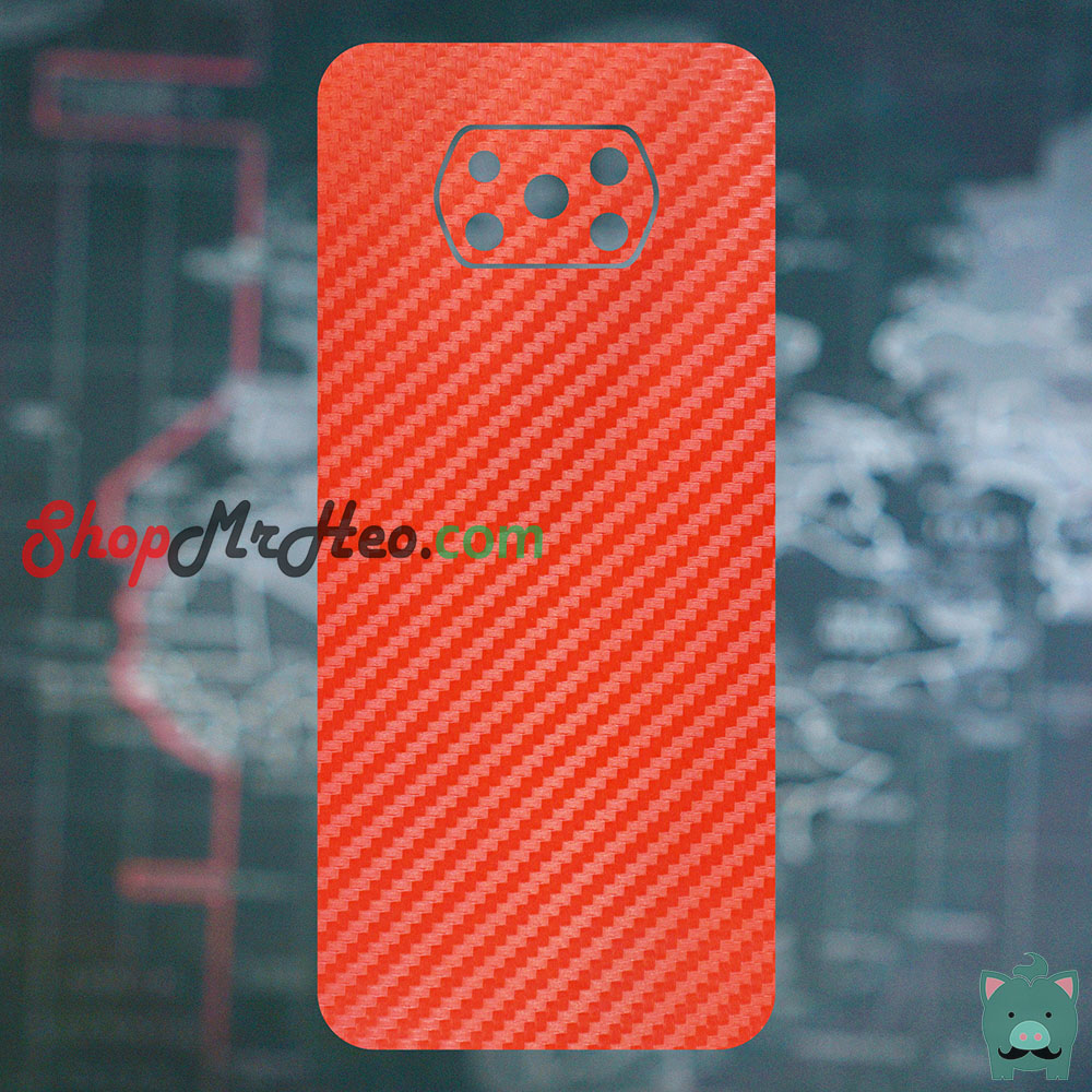 [HCM]Skin Dán Mặt Sau Lưng Vân Nhôm Xiaomi PocoPhone X3