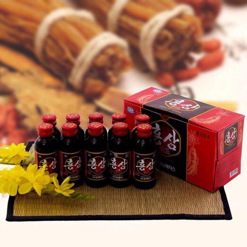 Combo 20 chai nước Hồng Sâm Hàn Quốc 100mlx 10 chai