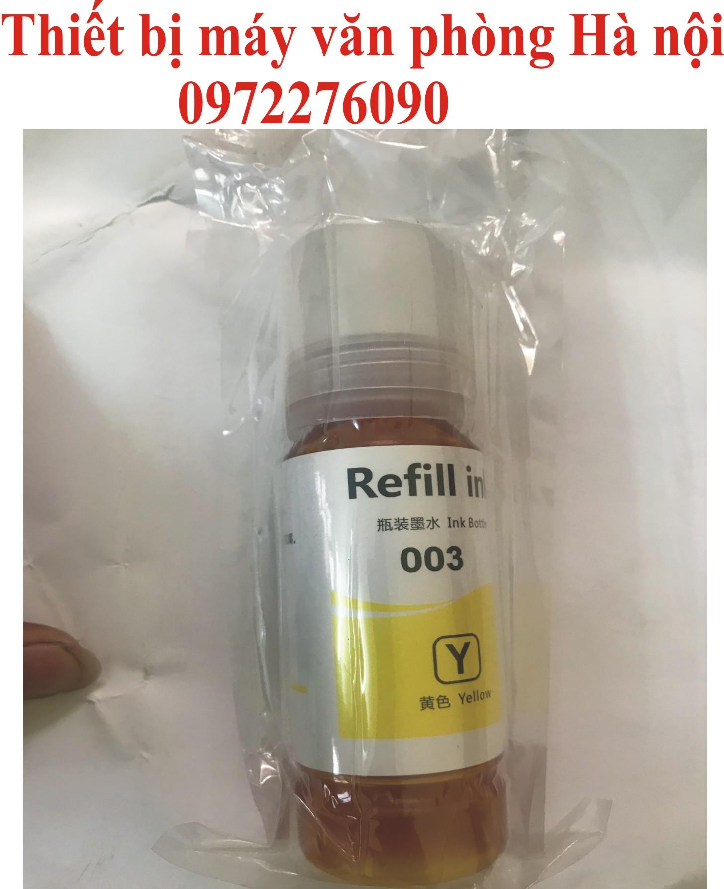 Mực in màu vàng mã 003 dùng cho máy in epson l3110,l3150,l4150,4110..