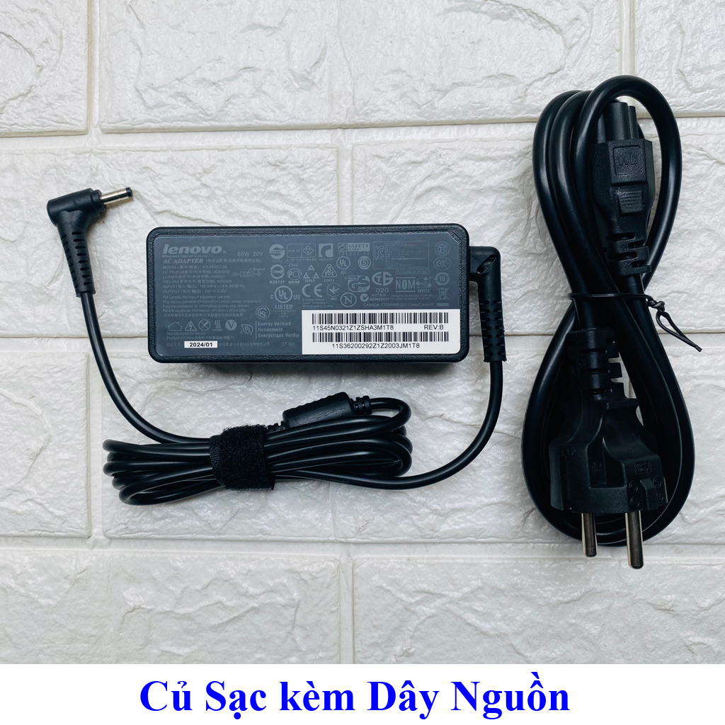 Sạc Laptop Lenovo IdeaPad 320s, 330S, S340, S145, 130s, 320s-14IKB, 330S-14IKB, 330S-15IKB, S145-15IWL OUTPUT 20V 3.25A chân nhỏ 4.0mm*1.7 mm