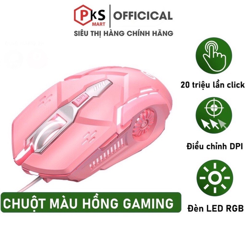 Chuột Gaming Máy Tính Có Dây Game Thủ YINDIAO G5 3200DPI / Chế Độ LED 7 Màu 6 Nút Bấm - PKSAMRT