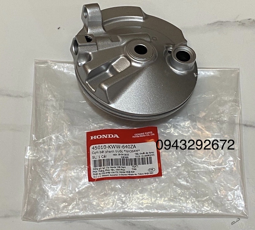 Bát phanh trước wave s110, rsx110 honda