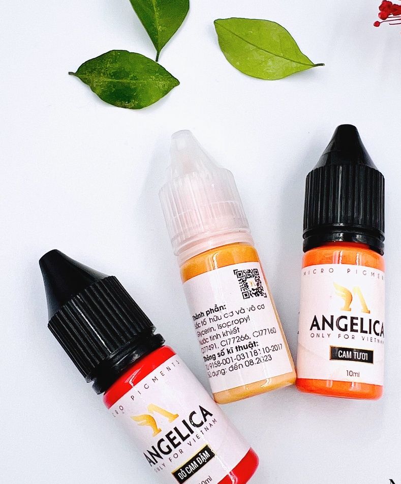 MỰC ANGELICA VIỆT Siêu Đậm phun mày môi mí