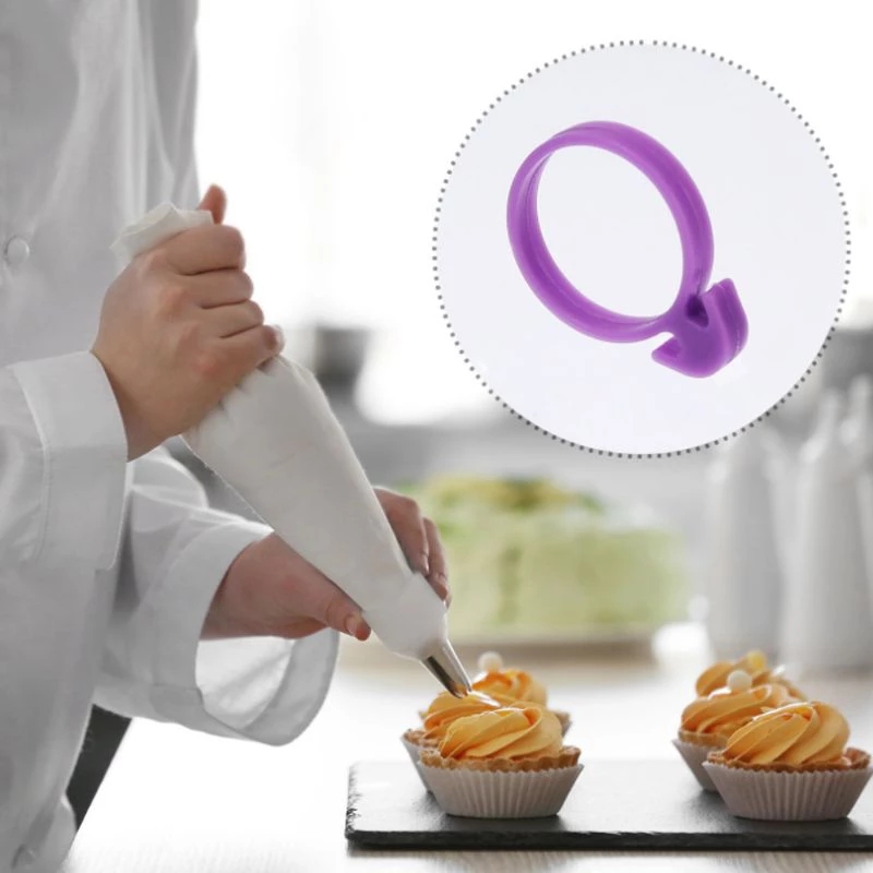 Set 10 Dây Silicone Buộc Túi Bắt Bông Kem