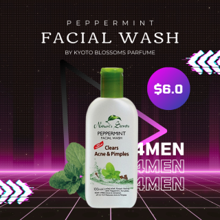 HCMSữa rửa mặt nam kháng viêm giảm mụn Peppermint Extract Facial Cleansing thumbnail