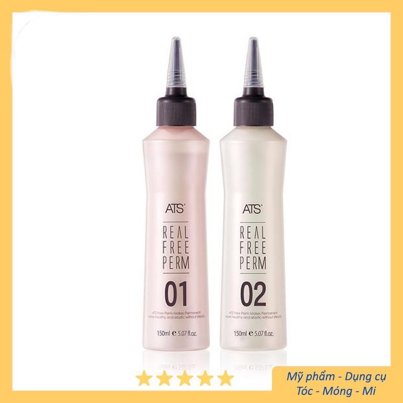 [Hàng cho Salon] Thuốc uốn lạnh ATS không mùi cao cấp 150ml x2