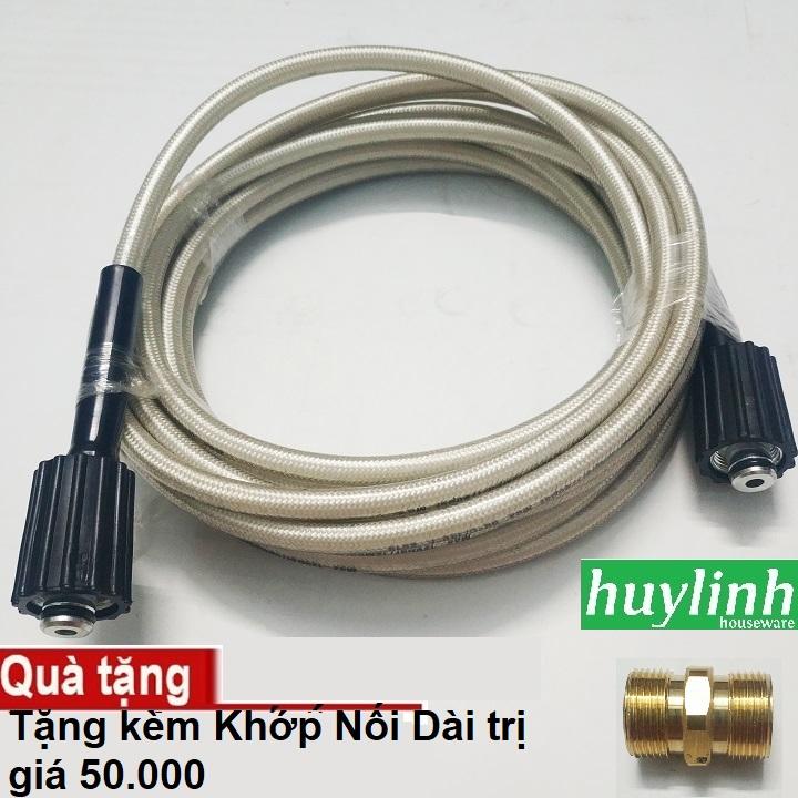 Dây cao áp 7 mét 10 mét 12 mét 15 mét 30 mét cho máy rửa xe - tặng khớp nối dài