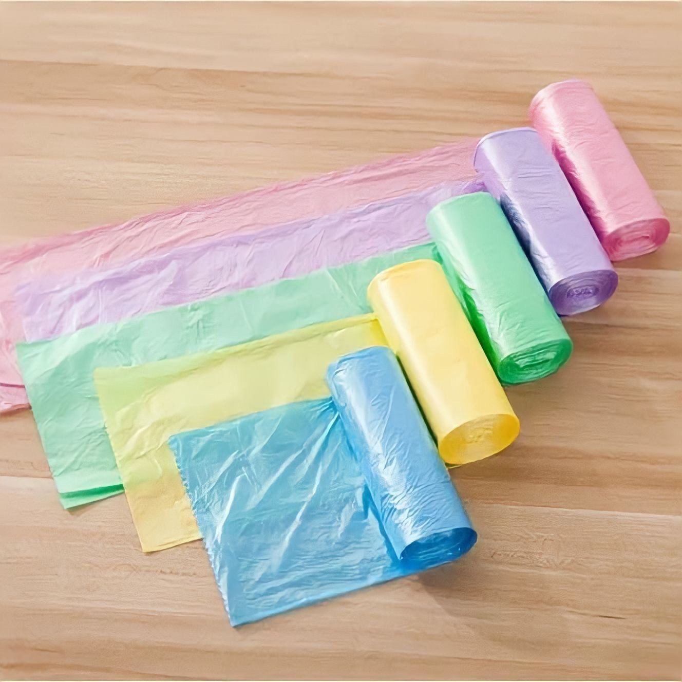 [Túi rác thông minh] Cuộn 15 túi rác thông minh có dây rút