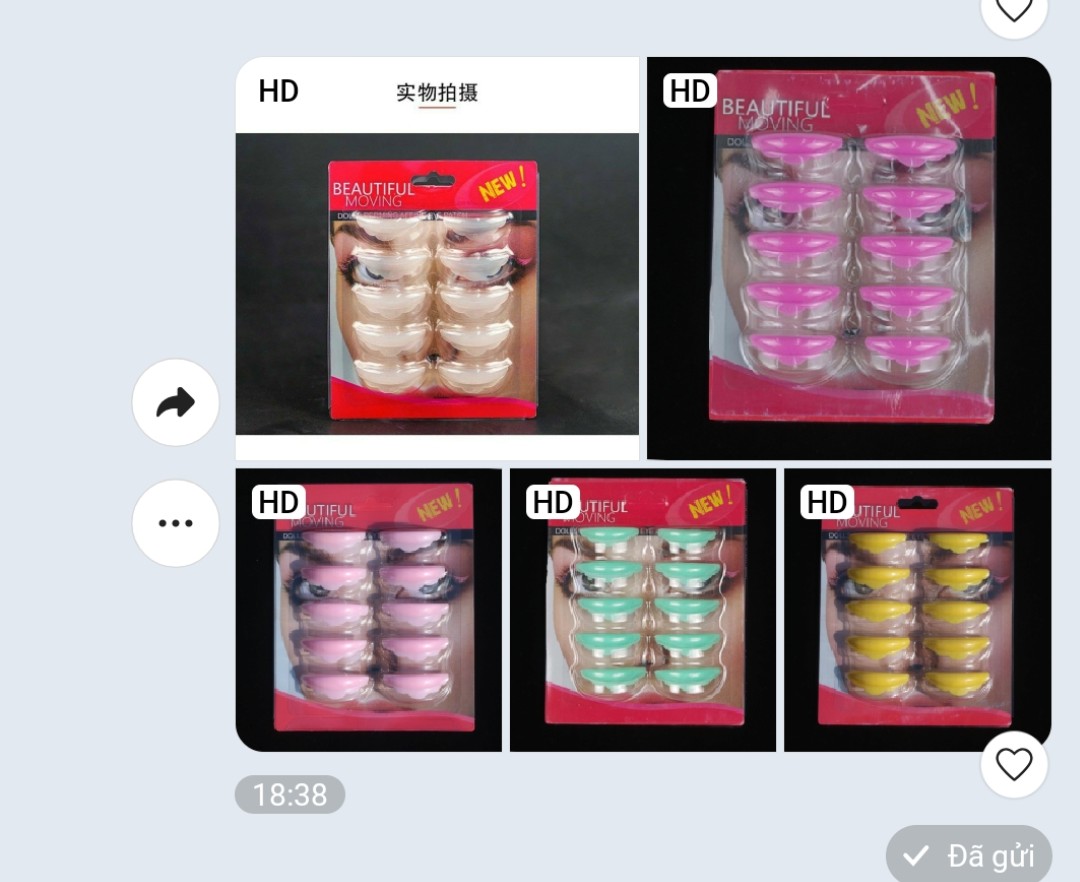 Trục vỉ 6d uốn mi silicon mẫu mới