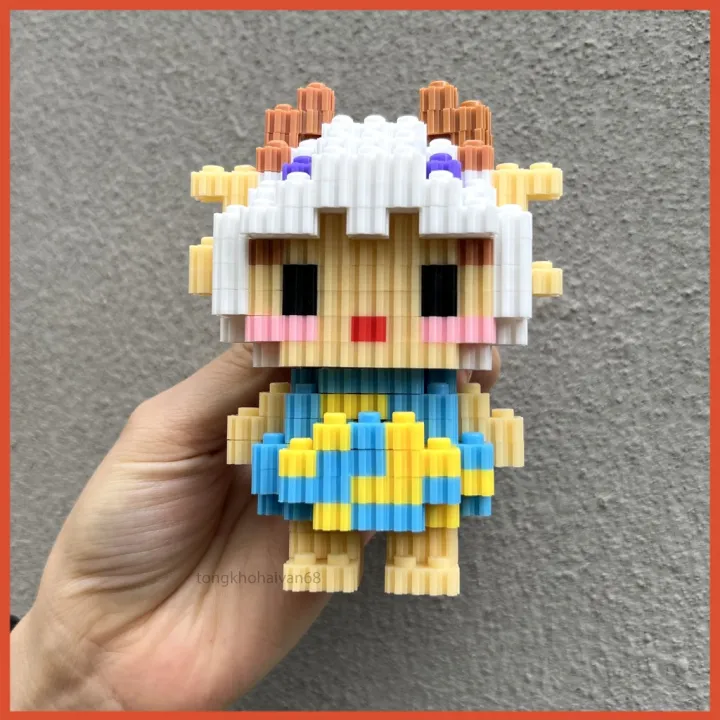 Xả[Tặng quà] Mô Hình Lắp Ráp 12 Cung Hoàng Đạo 3D Mini Siêu Cute