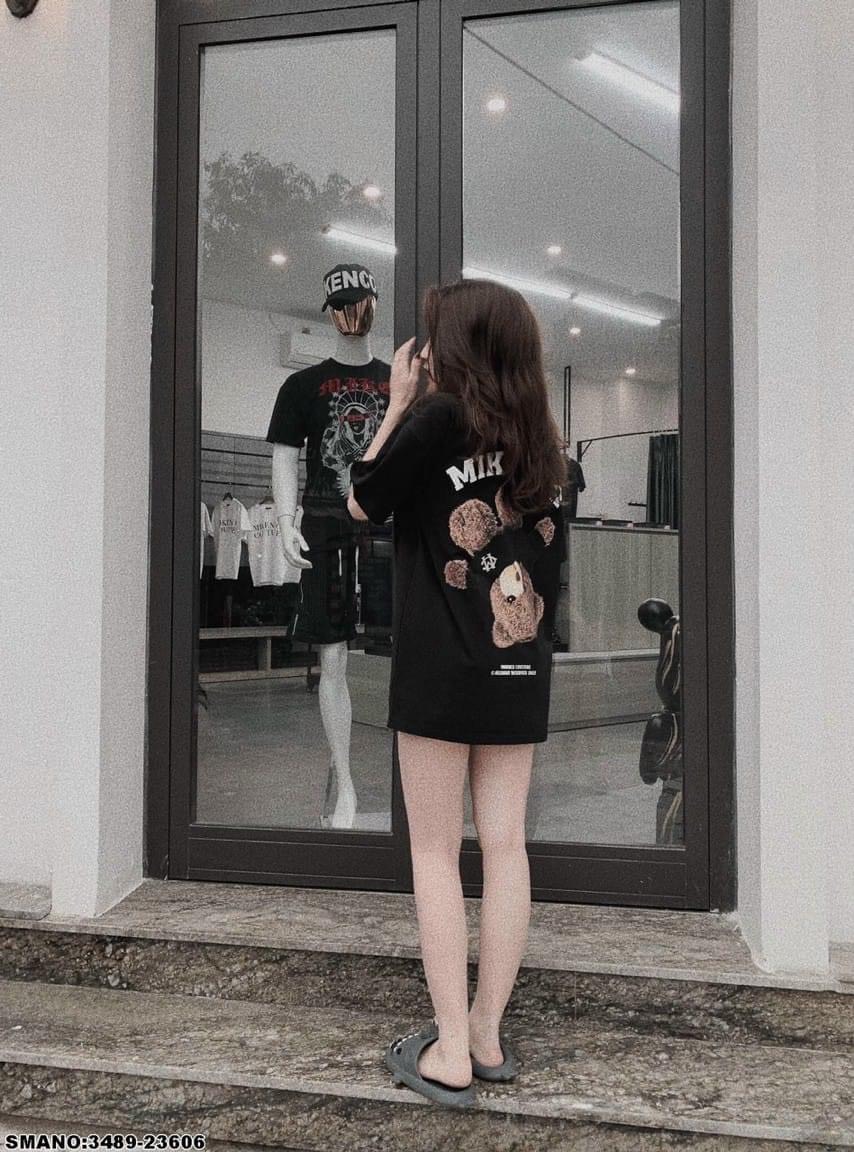 Áo phông gấu Chất cotton ,ln