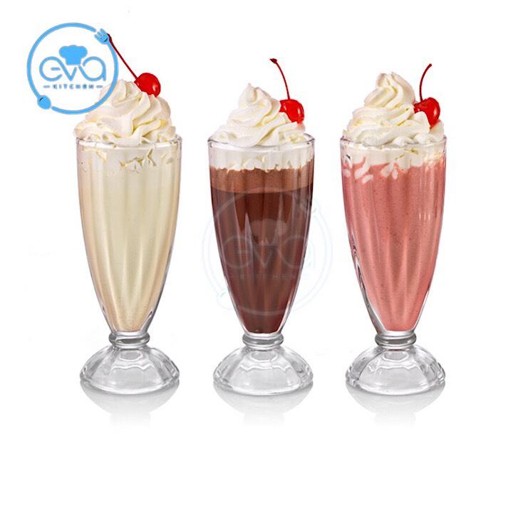 Bộ 6 ly thủy tinh uống sinh tố 340ml bql017