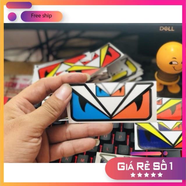 Tem mắt fendy nhỏ size 4x8.5