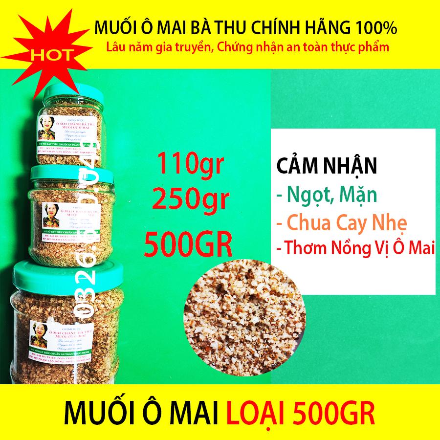 Lọ 500g muối ô mai Bà Thu
