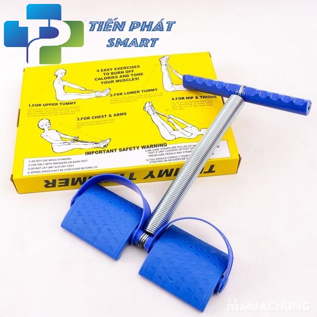 Dây kéo lò xo tập lưng bụng cỡ lớn Tummy  Trimmer ( XANH DƯƠNG)
