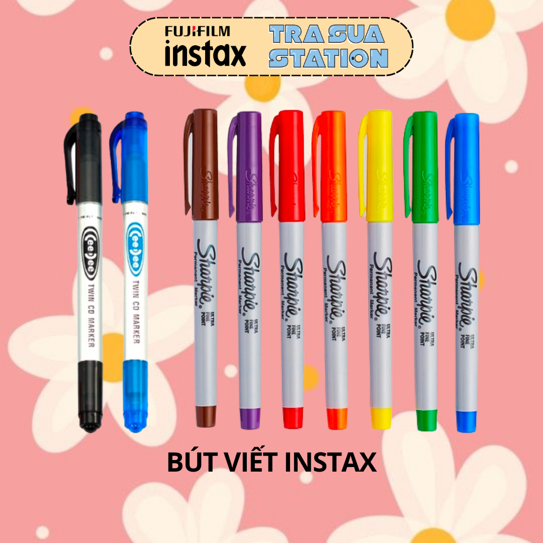 [HN] BÚT VIẾT LÊN ẢNH INSTAX - SHARPIE TWIN
