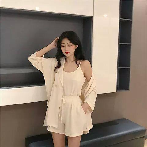 [HCM]Set vest nữ 3 món oki cho nàng dạo phố