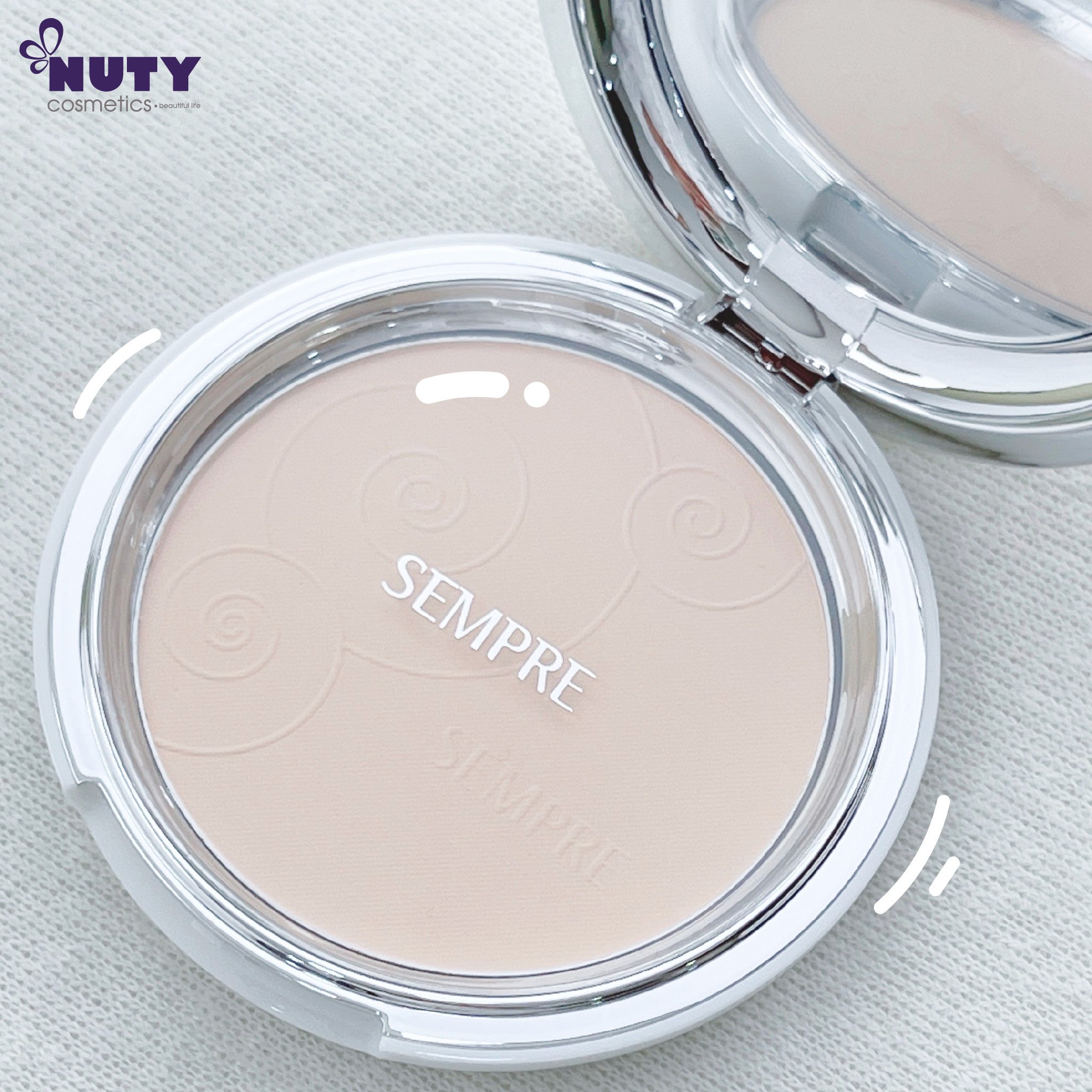 Phấn Phủ Dạng Nén Geo Lamy Sempre Happy & Please Pact (22g)