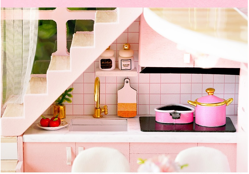 Mô Hình Nhà Gỗ Diy  Dream Angel (Tặng Keo + Mica+ Nhíp)