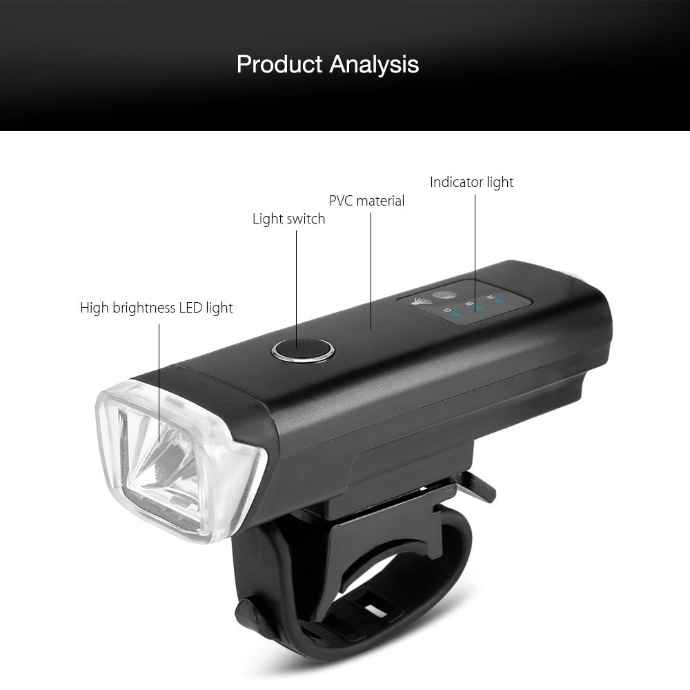 Đèn LED Phía Trước Chống Nước Cho Xe Đạp Đèn Pha Xe Đạp Sạc USB chất lượng cao