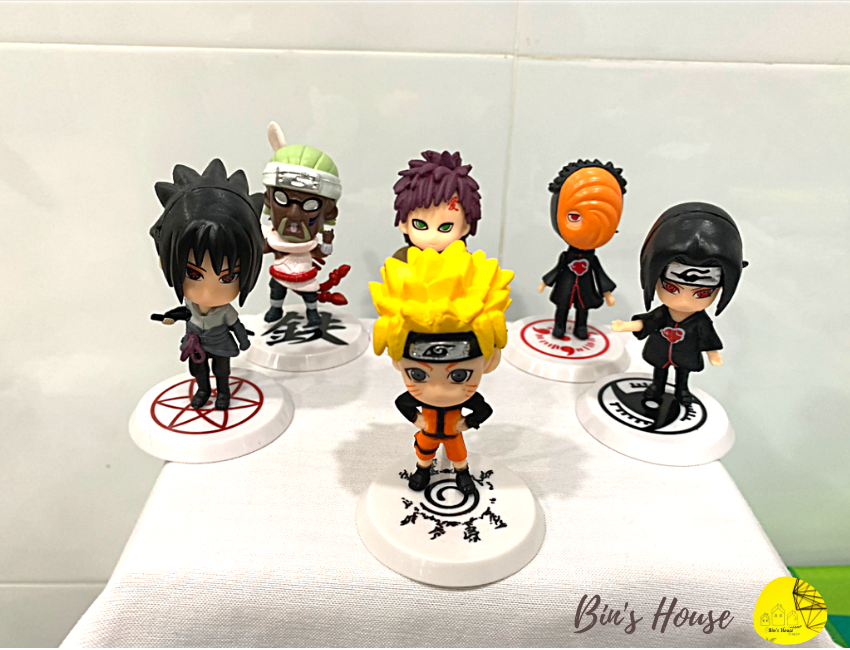 Bộ 6 mô hình Naruto - Mô hình anime