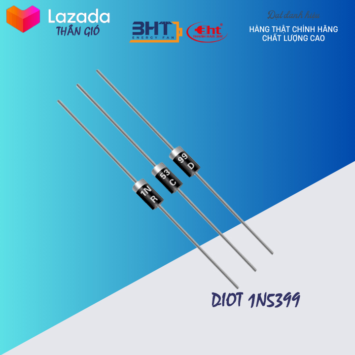 [25 CON] Diode 1N5399 DIP 2A 1000V (IN5399 5399)