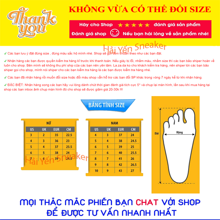 giày sneaker Prophere trắng cam - Giày nam - Giày nữ