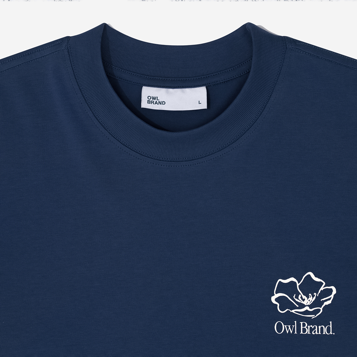 Áo thun Owlbrand Flower/Navy