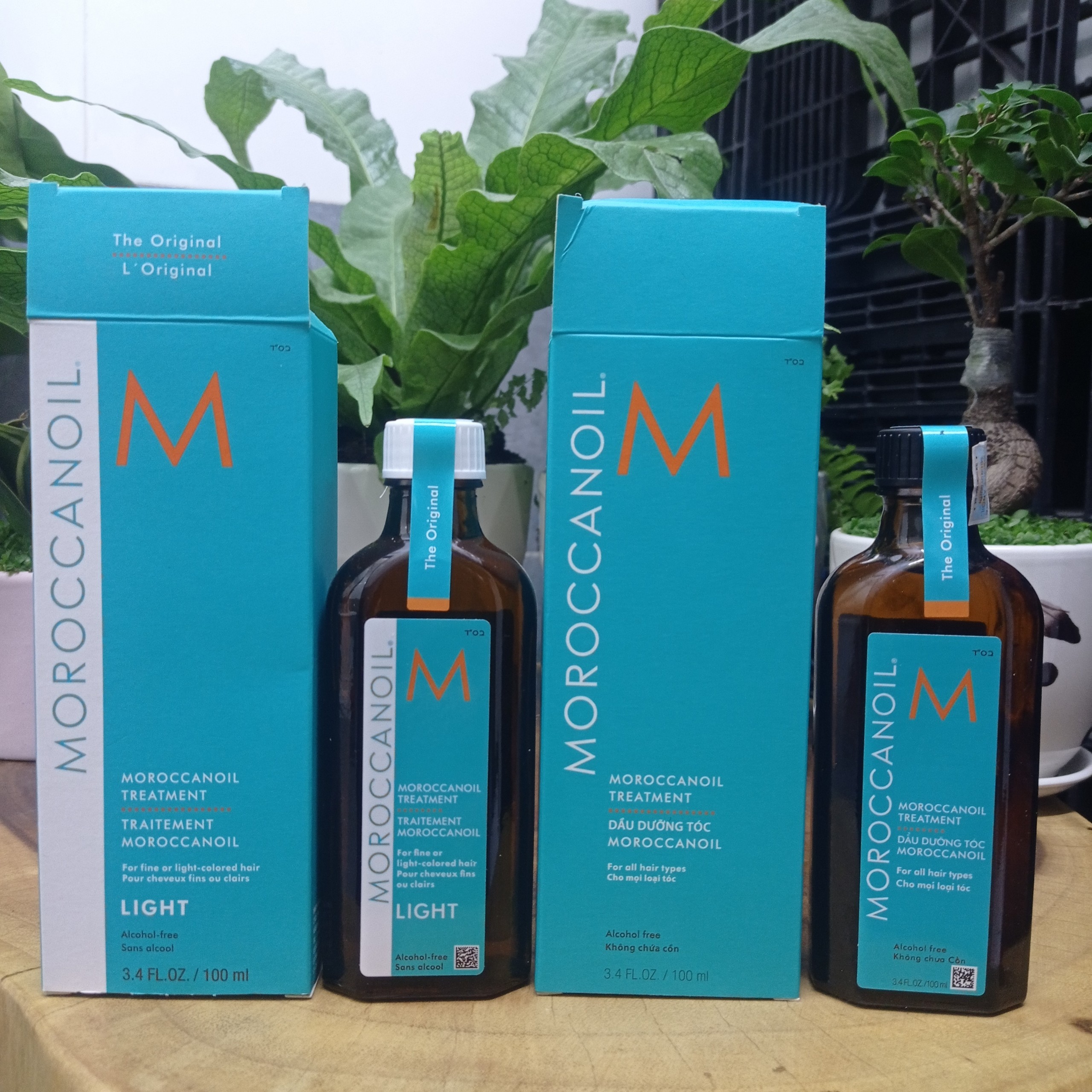 [HCM]Tinh dầu dưỡng tóc Moroccanoil Treatment Light